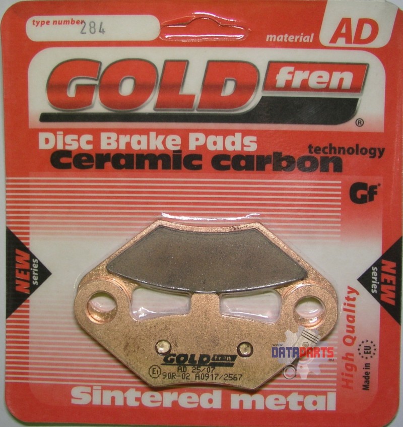 BRAKE PADS GOLDFREN SEMI-METAL "AD"