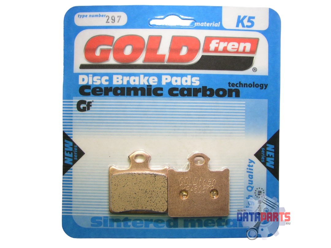 REAR BRAKE PADS GOLDFREN SEMI-METAL 297 k%