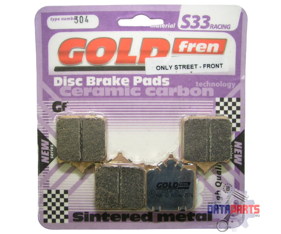 Bremsbelag Satz vorne Goldfren Semi-metal 304 S33 Racing