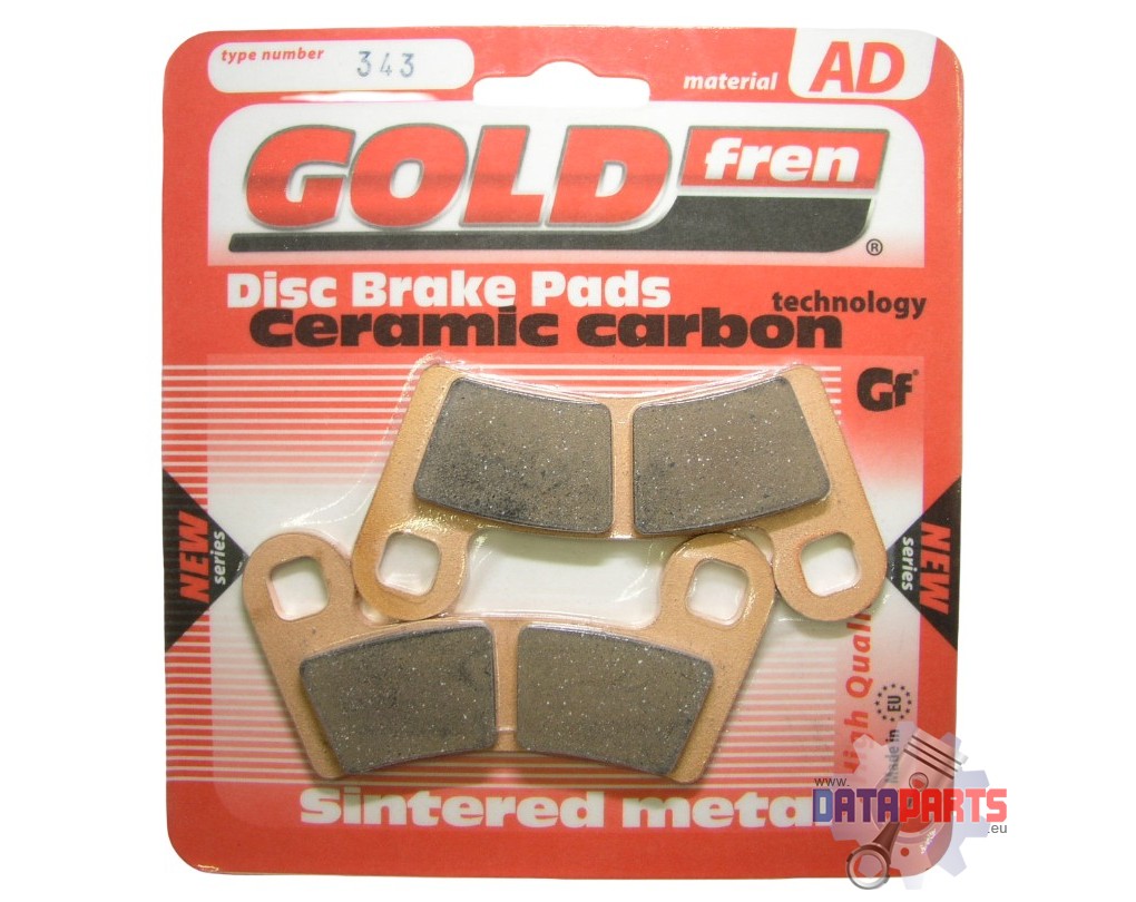 BRAKE PADS GOLDFREN SEMI-METAL 343-AD