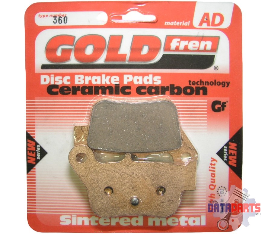 Bremsbelag Satz hinten Goldfren Semi-metal 360-AD