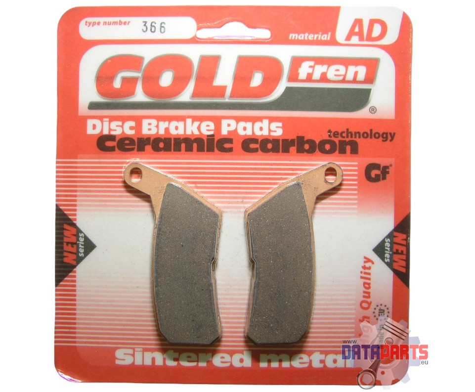 FRONT BRAKE PADS GOLDFREN SEMI-METAL 366-AD