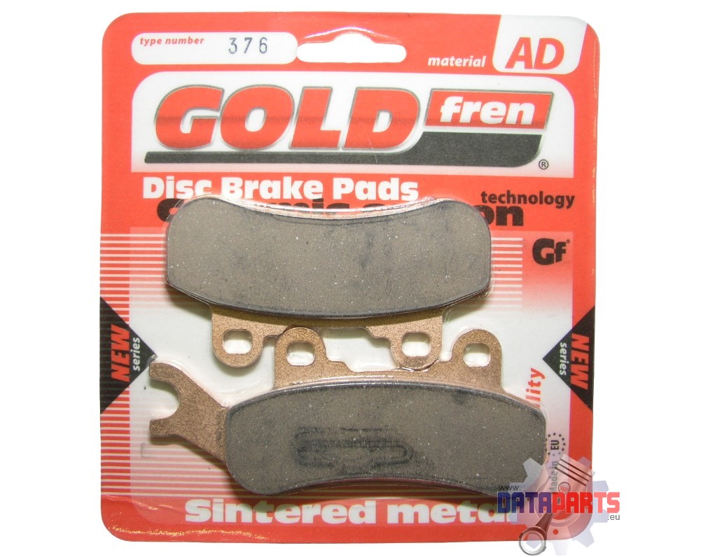 RIGHT BRAKE PADS GOLDFREN SEMI-METAL 376-AD