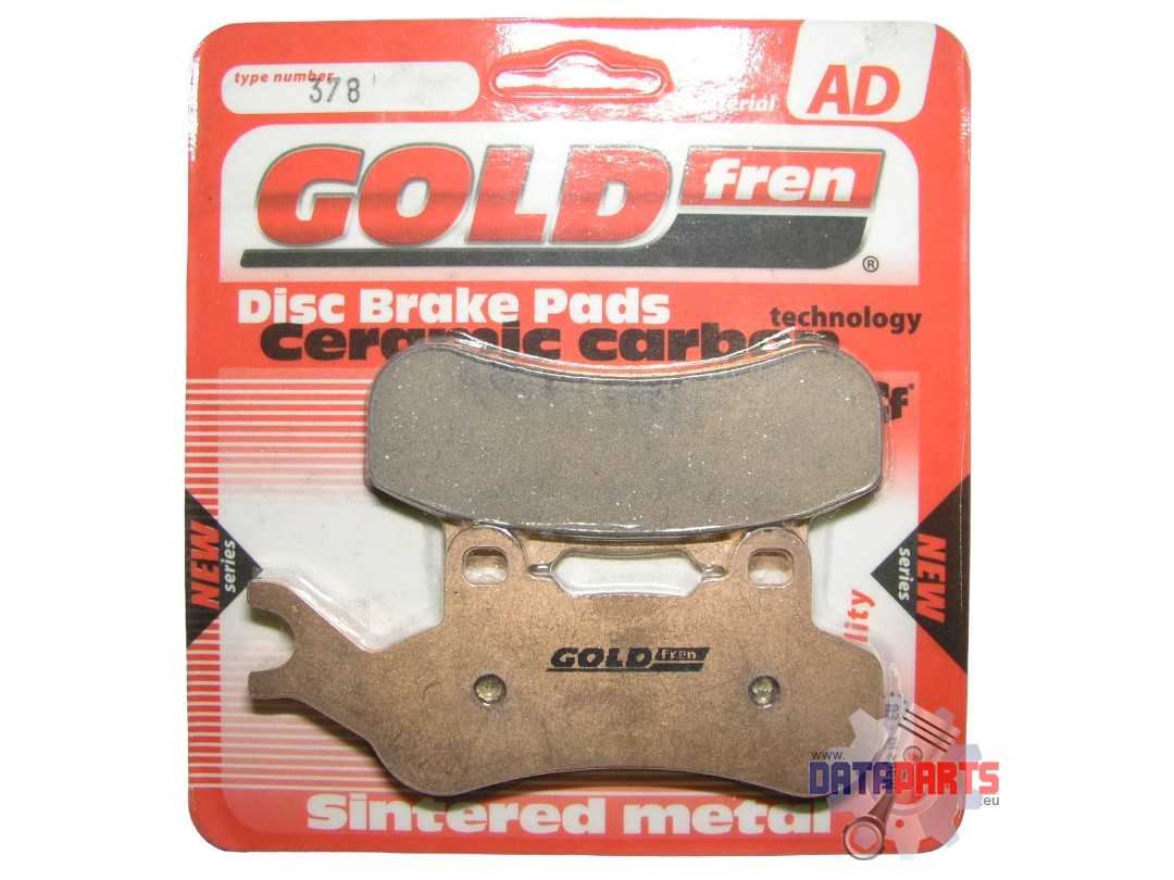 LEFT BRAKE PADS GOLDFREN SEMI-METAL 378-AD