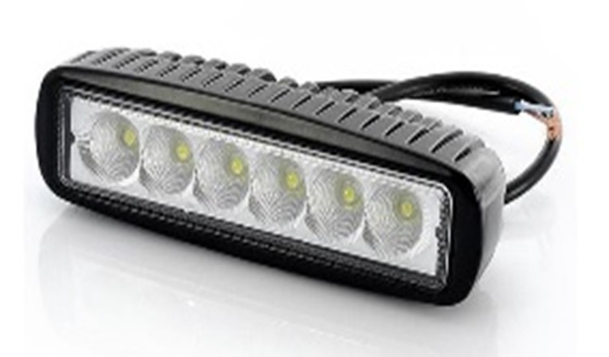 ALG-LED-6KA-SPOT 18 Watt LED Beleuchtung12V 610 Lumen m. Halter