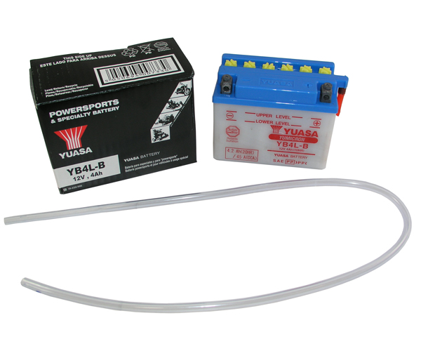 ALG-YU-0650434 Batterie Yuasa YB4L-B 12V4AH ungefüllt ohne Säurepack