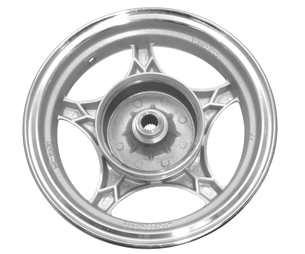 BAO-402110-TA9-0100 Rad hi. 2.15x10' Alu. 5-Speichen Trommelbremse