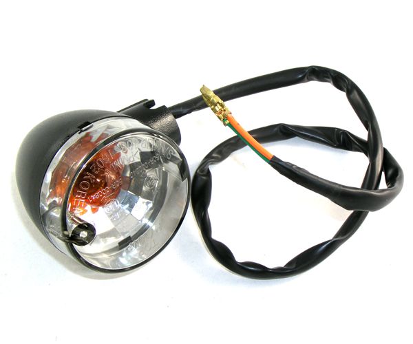DAE-33450-BA1-0120 Blinkleuchte vo. li. schwarz m. Glas klar