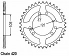 Kettenrad 56 Zähne f. 420er Kette ID 105mm