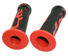 Griffgummi Satz "FLAME" rot/schwarz