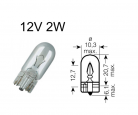 BULB 12V 2W