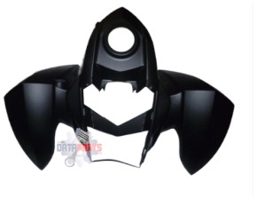 Frontverkleidung mattschwarz