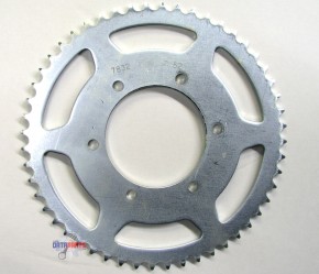 Kettenrad 52 Zähne f. 415er Kette ID 80mm Lochkreis 100mm