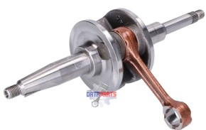 Kurbelwelle Peugeot 50cc liegend m. Halbmond V2