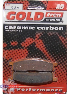 FRONT BRAKE PADS GOLDFREN SEMI-METAL "AD"