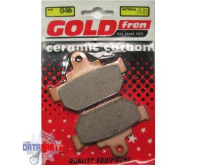 FRONT BRAKE PADS GOLDFREN SEMI-METAL "AD"