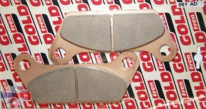 Bremsbelag Satz hinten Goldfren 061 "AD"