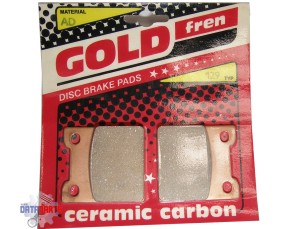 REAR BRAKE PADS GOLDFREN SEMI-METAL "AD"