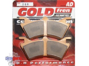 Bremsbelag Satz hinten Goldfren Semi-metal "AD"