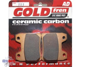 REAR BRAKE PADS GOLDFREN SEMI-METAL "AD"