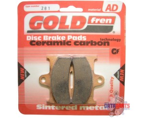 REAR BRAKE PADS GOLDFREN SEMI-METAL AD