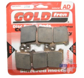 FRONT BRAKE PADS GOLDFREN SEMI-METAL 298 AD