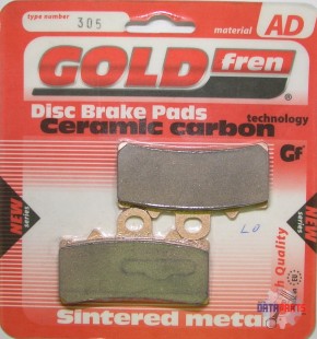 FRONT BRAKE PADS GOLDFREN SEMI-METAL "AD"