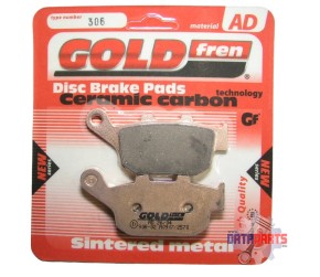 Bremsbelag Satz hinten Goldfren Semi-metal 306 AD