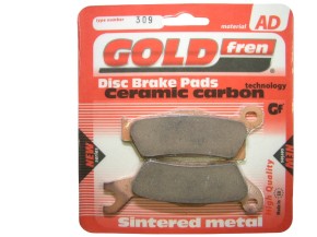 BRAKE PADS GOLDFREN SEMI-METAL 309 AD