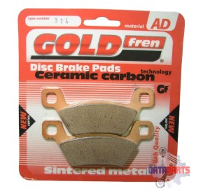 Bremsbelag Satz hinten Goldfren Semi-metal 314 AD