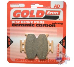 PARKING BRAKE PADS GOLDFREN SEMI-METAL 317 AD