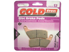 FRONT BRAKE PADS GOLDFREN SEMI-METAL 321 S3