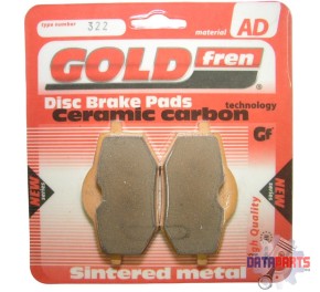 Bremsbelag Satz vorne Goldfren Semi-metal 322 AD