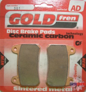 FRONT BRAKE PADS GOLDFREN SEMI-METAL "AD"