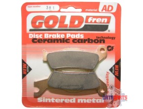 FRONT BRAKE PADS GOLDFREN SEMI-METAL 381-AD