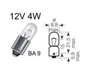 BULB 12V 4W