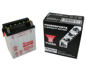 Batterie Yuasa YB12AL-A2 ungefüllt ohne Säurepack