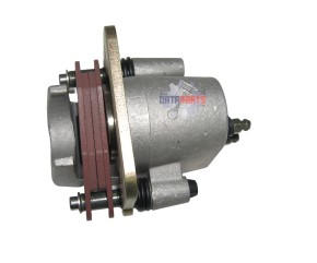 BRAKE CALIPER LEFT, REAR f. 12mm Brake Line fitting