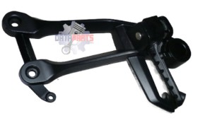 Soziusfußraster rechts m. Halter schwarz