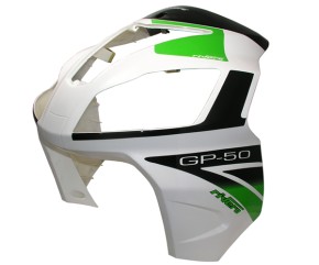 FRONT BOARD WHITE/BLACK/GREEN: WY-005//WY-010/GREEN STICKER