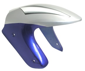 Kotflügelvorderteil silber/blau