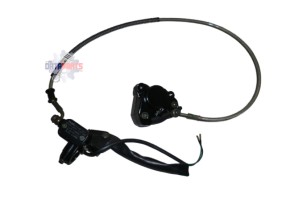 Fr. hydraulic brake assy. brake caliper black BT015